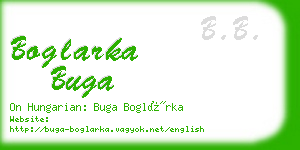 boglarka buga business card